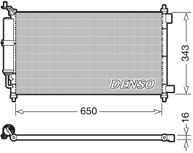 Denso Aircon Condenser DCN46020
